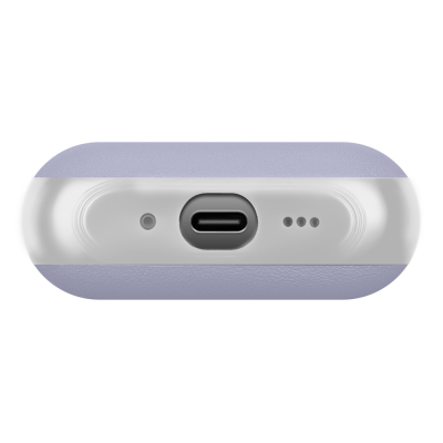 Apple AirPods Pro 3 Kılıf M-Safe Şarj Özellikli Mutural Poying Serisi Deri Tasarımlı Kapak - 15