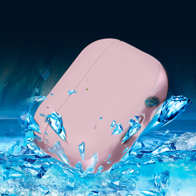 Apple AirPods Pro 3 Kılıf M-Safe Şarj Özellikli Mutural Poying Serisi Deri Tasarımlı Kapak - 36