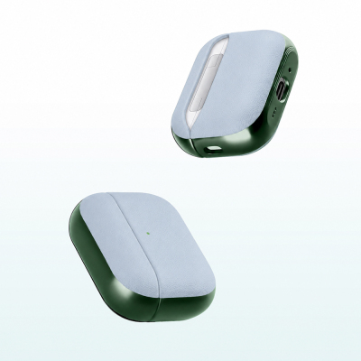 Apple AirPods Pro 3 Kılıf M-Safe Şarj Özellikli Mutural Poying Serisi Deri Tasarımlı Kapak - 38