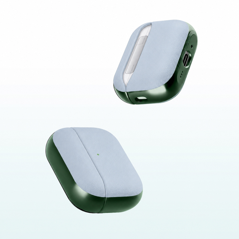Apple AirPods Pro 3 Kılıf M-Safe Şarj Özellikli Mutural Poying Serisi Deri Tasarımlı Kapak - 38