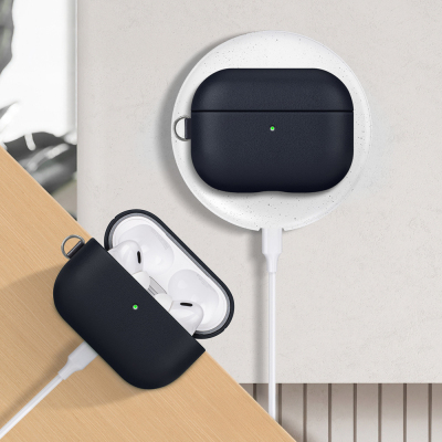 Apple AirPods Pro 3 Kılıf M-Safe Şarj Özellikli Mutural Yahu Serisi Deri Tasarımlı Kapak - 7