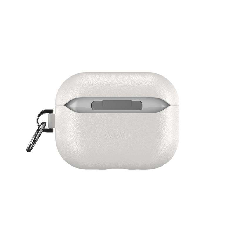 Apple AirPods Pro 3 Wiwu HC-201 Fingerprint-Resistant Leather Case - 12