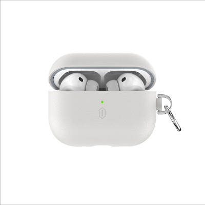 Apple AirPods Pro 3 Wiwu HC-201 Fingerprint-Resistant Leather Case - 4