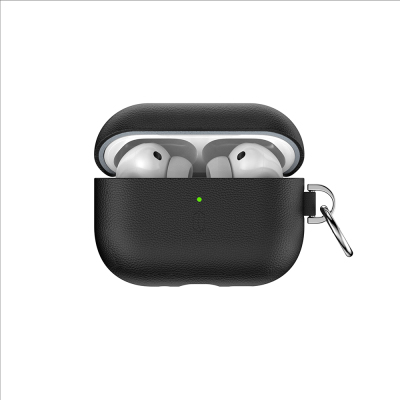 Apple AirPods Pro 3 Wiwu HC-201 Parmak İzi Bırakmayan Deri Kılıf - 3
