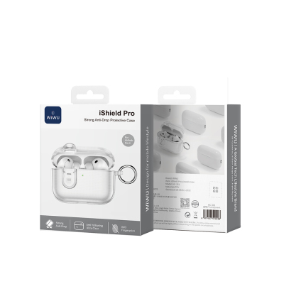 Apple Airpods Pro 3 Wiwu iShield Pro HC-301 Airbag Tasarımlı Parmak İzi Bırakmayan Kılıf - 6
