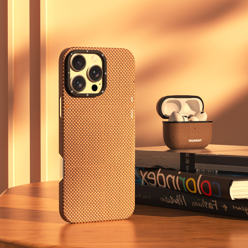 Apple Airpods Pro Case Magsafe Charging Aramid Fiber Youngkit 1500D Extreme Wing Series Cover - 14