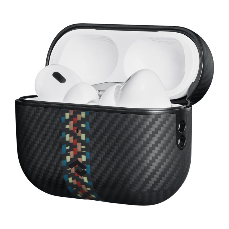 Apple Airpods Pro Kılıf 600D Aramid Fiber Pitaka Orchestra Serisi Rhapsody Kılıf - 4