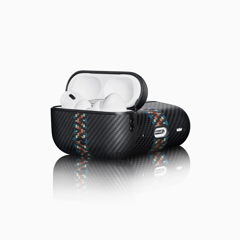 Apple Airpods Pro Kılıf 600D Aramid Fiber Pitaka Orchestra Serisi Rhapsody Kılıf - 12
