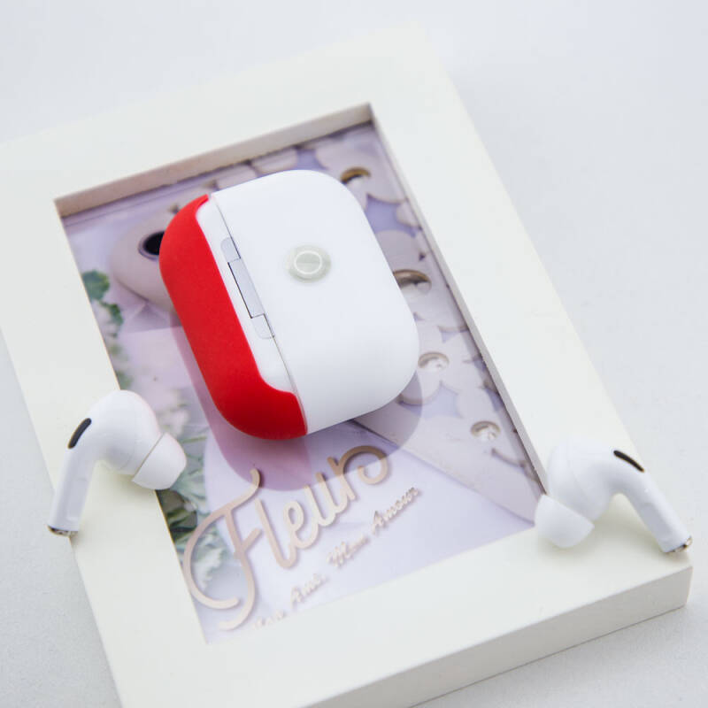Apple Airpods Pro Kılıf Boyun Askılı Parlayan Düğmeli Lisanslı Switcheasy Colors Silikon Kapak - 17