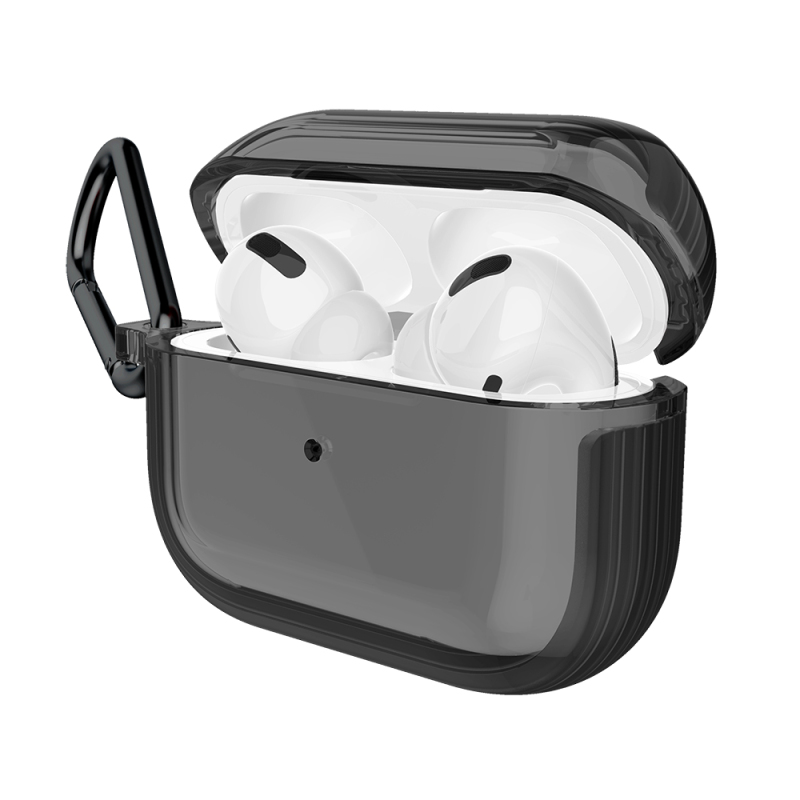 Apple Airpods Pro Raptic Clear Serisi Askı Aparatlı Kulaklık Kılıfı - 4