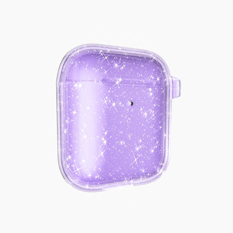 Apple Airpods Zore Allstar Airbag 32 Shining Glitter Transparent Colored Case - 3