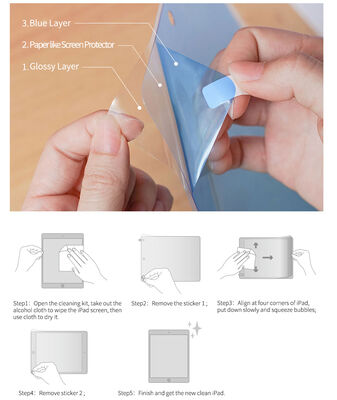 Apple iPad 10.2 2021 (9.Generation) ​Paper Feeling Wiwu iPaper Like Tablet Screen Protector - 9