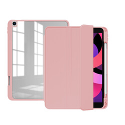 Apple iPad 10.2 2021 (9.Generation) Case Zore Nort Transparent Back Stand Case - 1
