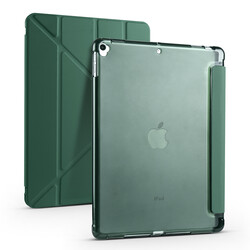 Apple iPad 10.2 2021 (9.Generation) Case Zore Tri Folding Smart With Pen Stand Case - 14