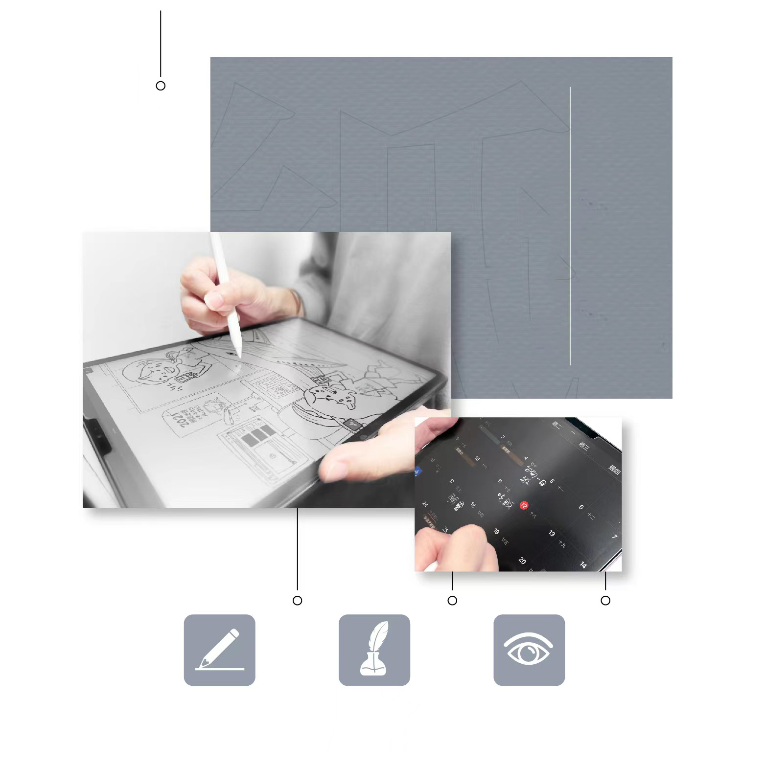 Apple iPad 10.2 2021 (9.Nesil) Kağıt Hisli Mat Davin Paper Like Tablet Ekran Koruyucu - 5