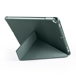 Apple iPad 10.2 2021 (9.Nesil) Kılıf Zore Tri Folding Kalem Bölmeli Standlı Kılıf - 5