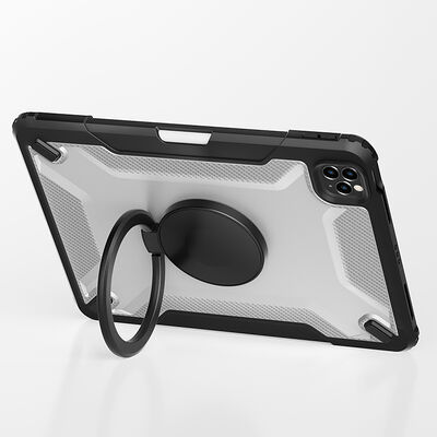 Apple iPad 10.2 2021 (9.Nesil) Wiwu Mecha Dönebilen Standlı Tablet Kılıfı - 3