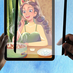 Apple iPad 10.2 2021 (9.Nesil) Wiwu Removable Mıknatıslı Ekran Koruyucu - 14