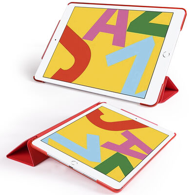 Apple iPad 10.2 2021 (9.Nesil) Zore Smart Cover Standlı 1-1 Kılıf - 9
