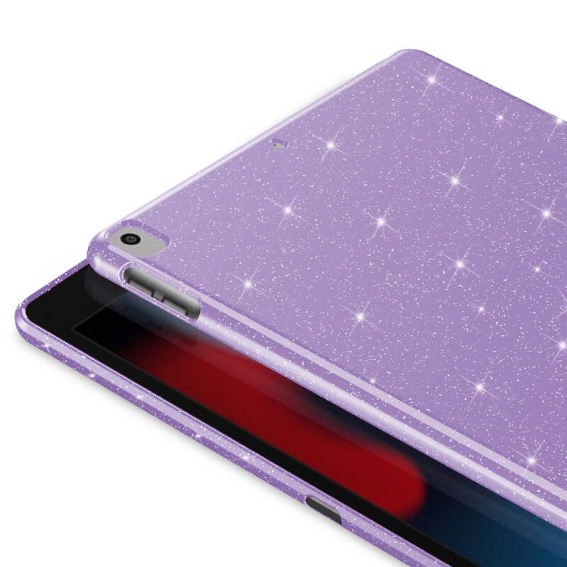 Apple iPad 10.2 2021 (9th Generation) Glitter Shiny Appearance Zore Tablet Koton Case - 5