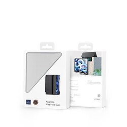 Apple iPad 10.2 (8.Generation) Case Zore Nort Transparent Back Stand Case - 4