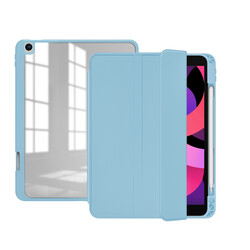 Apple iPad 10.2 (8.Nesil) Kılıf Zore Nort Arkası Şeffaf Standlı Kılıf - 1