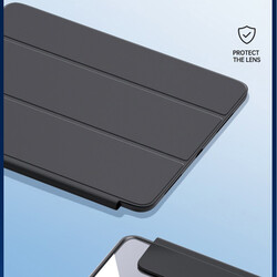 Apple iPad 10.2 (8.Nesil) Kılıf Zore Nort Arkası Şeffaf Standlı Kılıf - 17