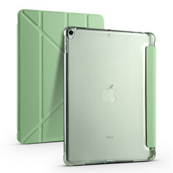 Apple iPad 10.2 (8.Nesil) Kılıf Zore Tri Folding Kalem Bölmeli Standlı Kılıf - 9