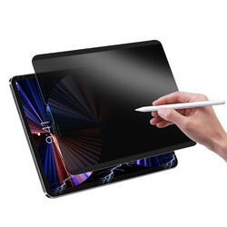 Apple iPad 10.2 (8.Nesil) ​Wiwu iPrivacy Magnetic Paper Like Ghost Screen Protector - 4