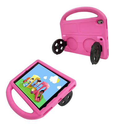 Apple iPad 10.2 (8.Nesil) Zore Wheel Car Stand Tablet Eva Silicon Case - 2