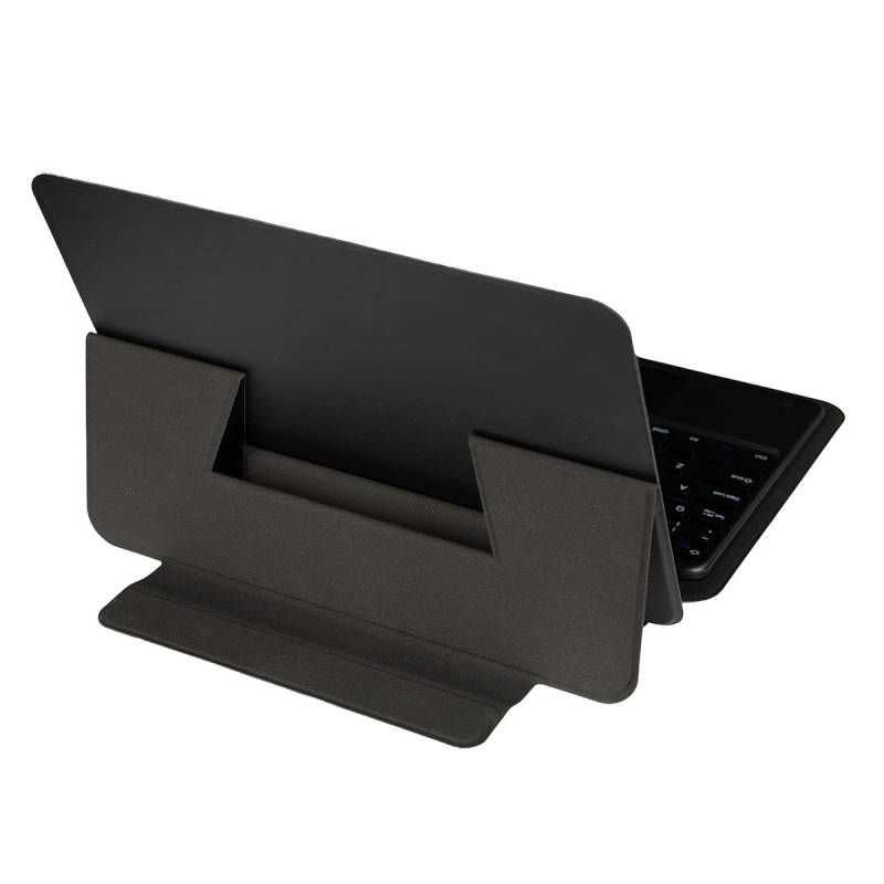 Apple iPad 10.2 (8th Generation) Zore Border Keyboard Bluetooth Connection with Stand and Keyboard Tablet Case - 2