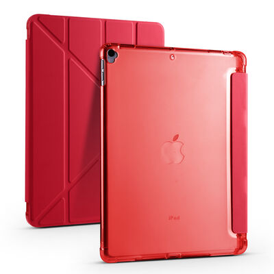 Apple iPad Pro 10.5 (7.Generation) Case Zore Tri Folding Smart With Pen Stand Case - 21