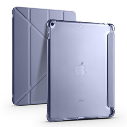 Apple iPad Pro 10.5 (7.Generation) Case Zore Tri Folding Smart With Pen Stand Case - 24