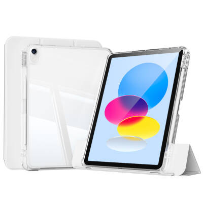 ​Apple iPad 10.9 2022 (10.Nesil) Kılıf Magnetik Ayrılabilen Airbagli Zore Sliding Tablet Kılıfı - 9