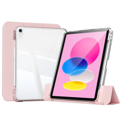 ​Apple iPad 10.9 2022 (10.Nesil) Kılıf Magnetik Ayrılabilen Airbagli Zore Sliding Tablet Kılıfı - 7