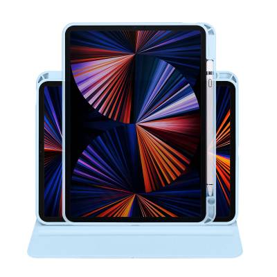 Apple iPad 10.9 2022 (10.Nesil) Kılıf Zore Termik Kalem Bölmeli Dönebilen Standlı Kılıf - 7