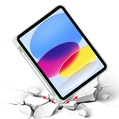 Apple iPad 10.9 2022 (10.Nesil) Kılıf Zore Tri Folding Kalem Bölmeli Standlı Kılıf - 24