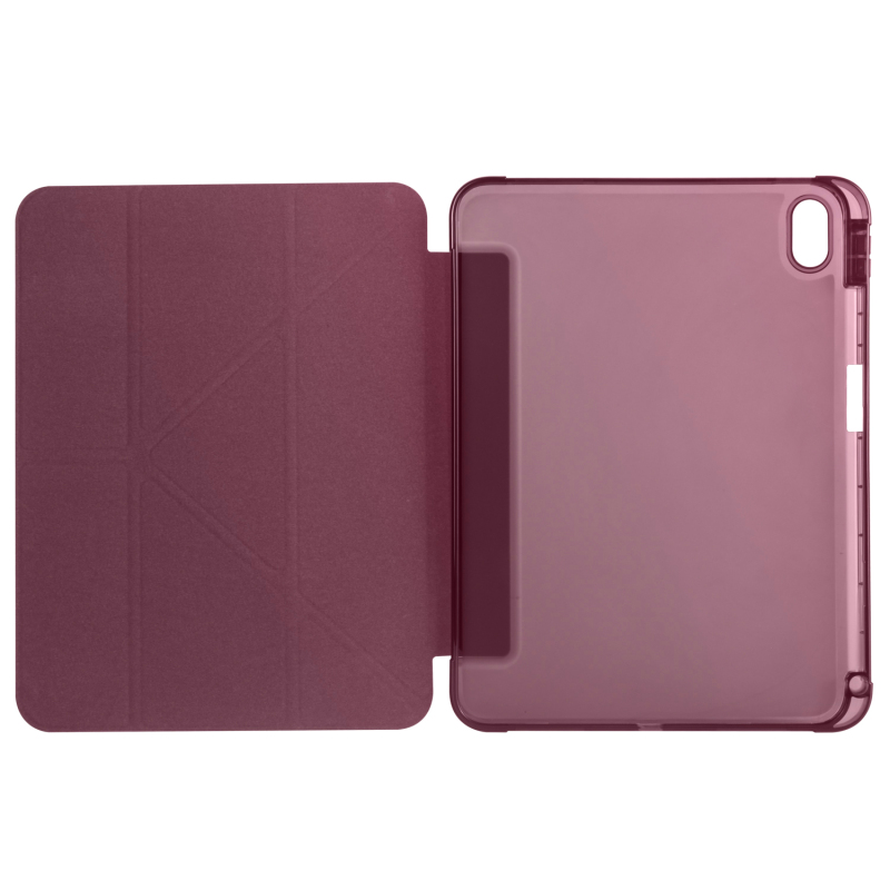 Apple iPad 10.9 2022 (10.Nesil) Kılıf Zore Tri Folding Kalem Bölmeli Standlı Kılıf - 12