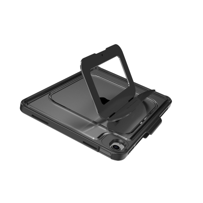 Apple iPad 10.9 2022 (10.Nesil) Mutural AlloyKick Serisi Kalem Bölmeli Alüminyum Standlı Tablet Kılıfı - 3