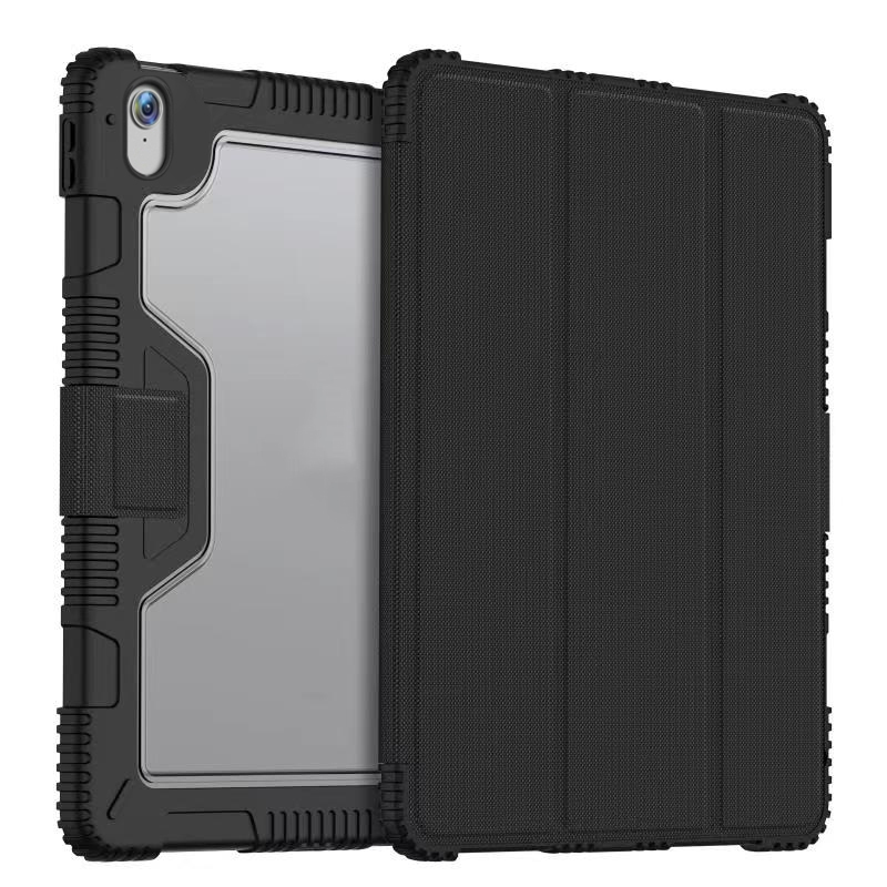 Apple iPad 10.9 2022 (10.Nesil) Raptic Armor Serisi Airbagli Katlanabilir Standlı Smart Cover Kılıf - 1