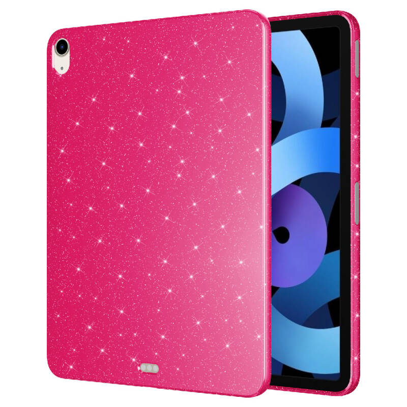 Apple iPad 10.9 2022 (10.Nesil) Simli Parlak Görünümlü Zore Tablet Koton Kılıf - 5