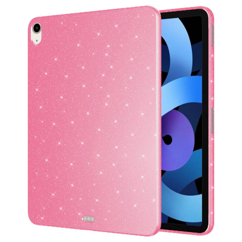 Apple iPad 10.9 2022 (10.Nesil) Simli Parlak Görünümlü Zore Tablet Koton Kılıf - 3
