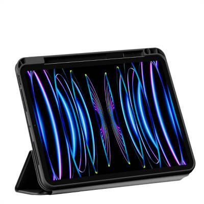 Apple iPad 10.9 2022 (10.Nesil) Wiwu 360° Dönebilen Standlı Magnetik Koruyucu Tablet Kılıfı - 7