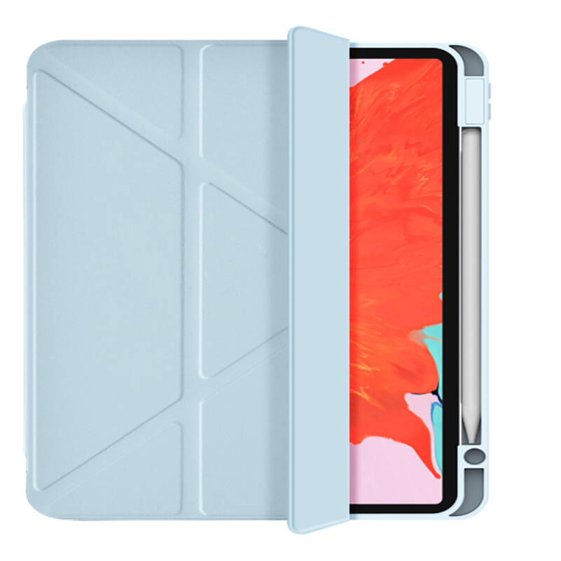 Apple iPad 10.9 2022 (10.Nesil) Wiwu 360° Dönebilen Standlı Magnetik Koruyucu Tablet Kılıfı - 3