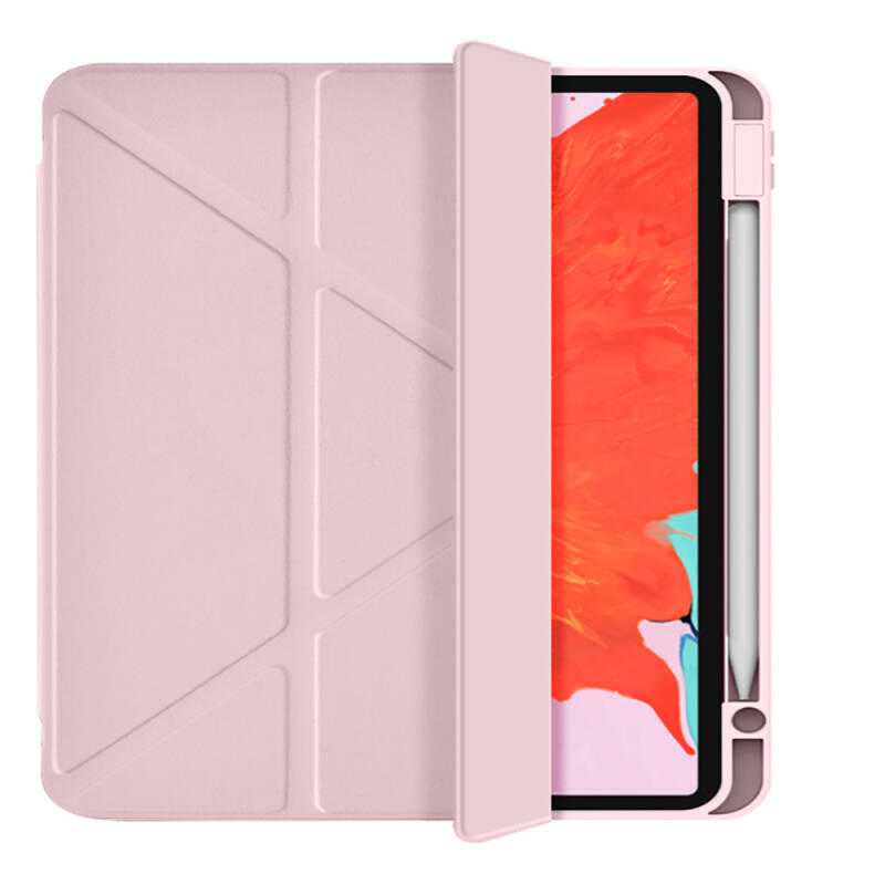 Apple iPad 10.9 2022 (10.Nesil) Wiwu 360° Dönebilen Standlı Magnetik Koruyucu Tablet Kılıfı - 4