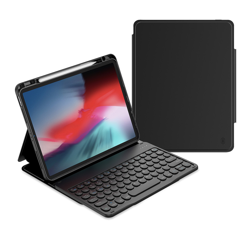 Apple iPad 10.9 2022 (10.Nesil) Wiwu Protective Gizli Kalem Bölmeli Klavyeli Kılıf - 3