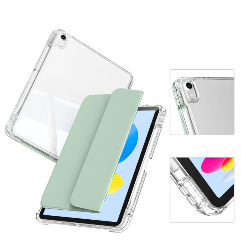 ​Apple iPad 10.9 2022 (10th Generation) Case Magnetic Detachable Airbag Zore Sliding Tablet Case - 5