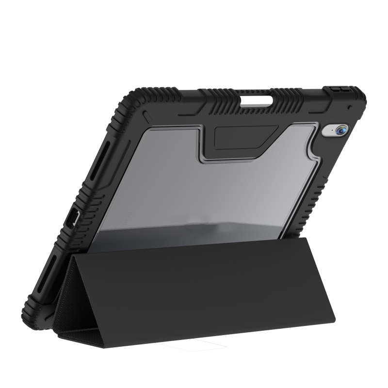 Apple iPad 10.9 2022 (10th Generation) Raptic Armor Series Smart Cover Case with Airbag and Foldable Stand - 5