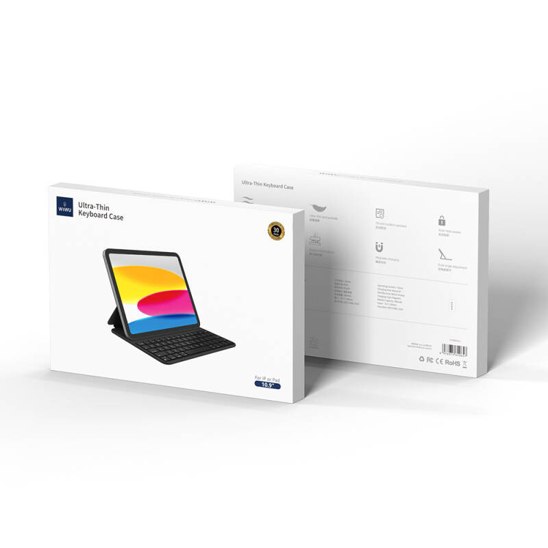 Apple iPad 10.9 2022 (10th Generation) Wiwu F15 Keyboard and Stand Magnetic Case - 2