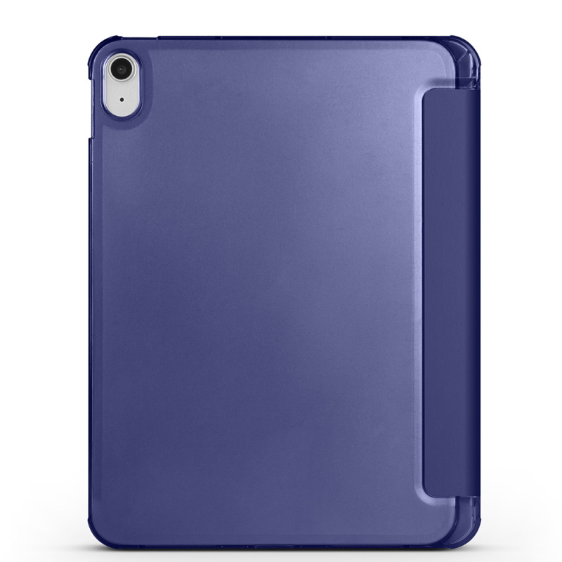 Apple iPad 10.9 2022 (10th Generation) Zore Smart Cover 1-1 Case with Pen Compartment Stand - 18
